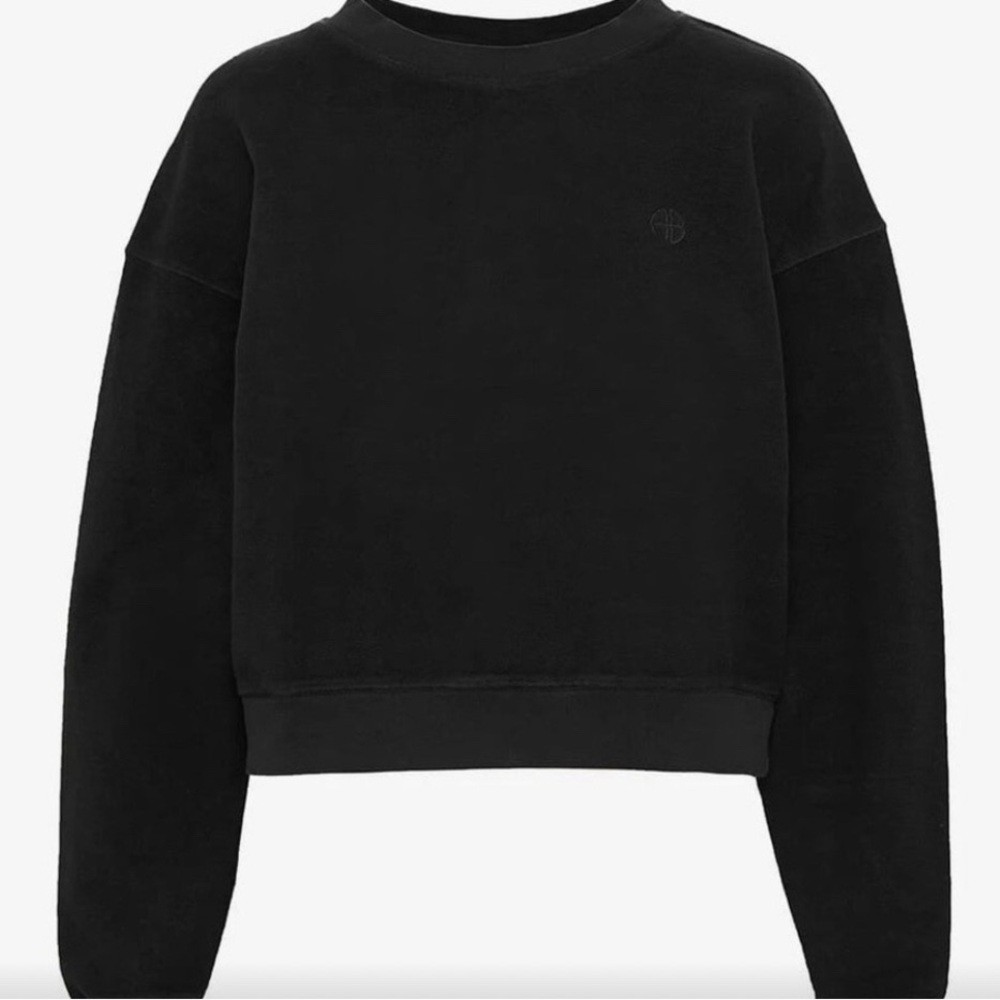 Anine Bing Black Crewneck Sweater
